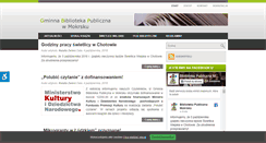 Desktop Screenshot of biblioteka.mokrsko.pl