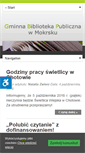 Mobile Screenshot of biblioteka.mokrsko.pl